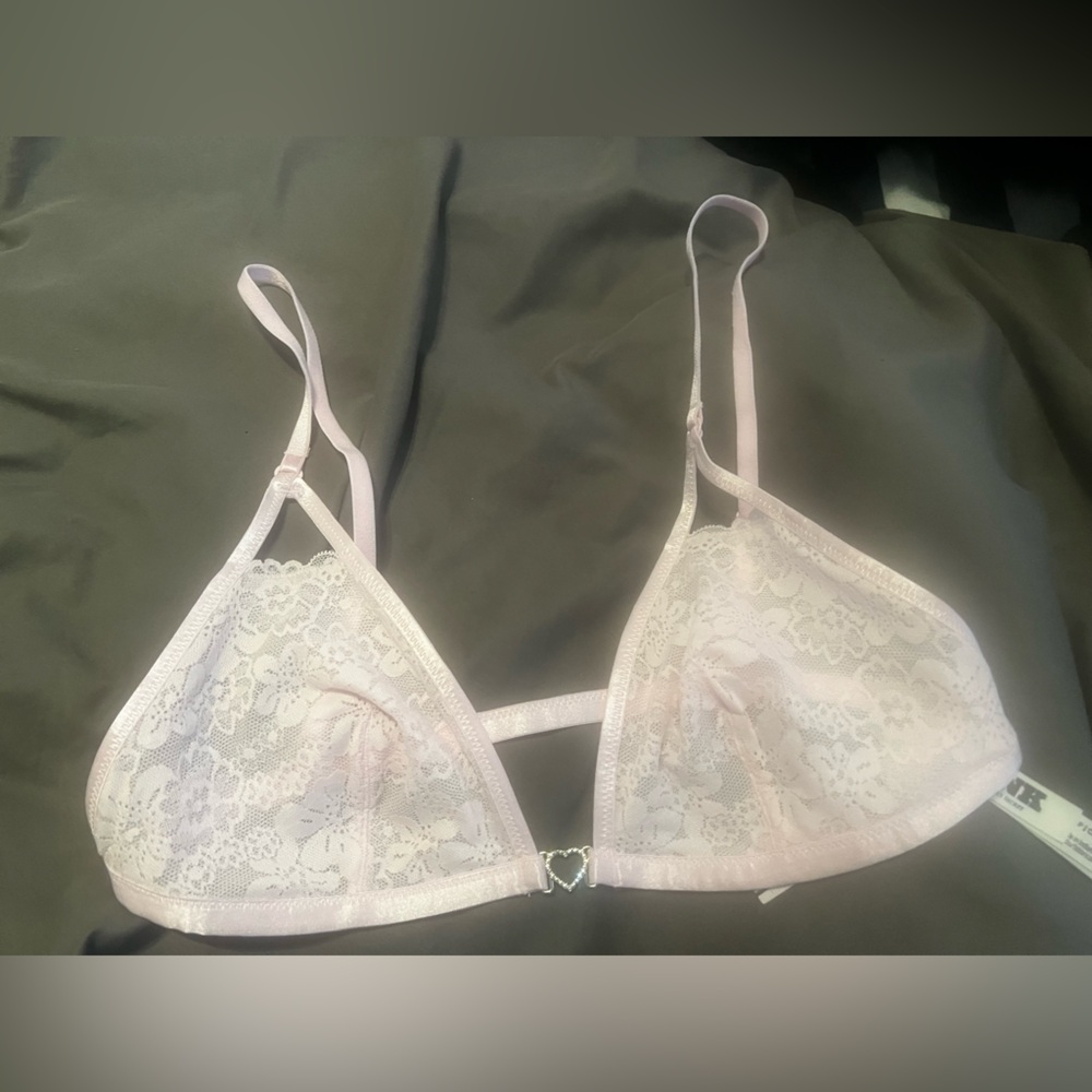 Lace Bralette in Light Pink